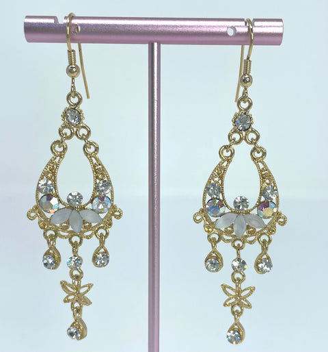 Iris Tear Drop Earrings