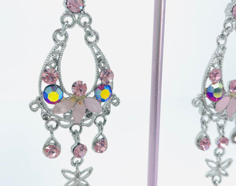 Iris Tear Drop Earrings