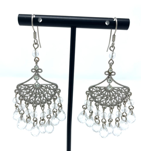 Flirtatious Filagree Fan Earrings