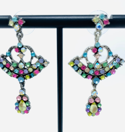 Renaissance Fan Earrings