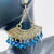 Aztecia Fan Earrings in Antiqued Bronze