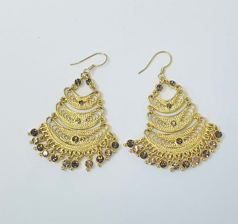 Flamingo Fan Earrings