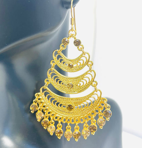 Flamingo Fan Earrings