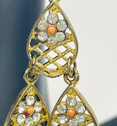 Honey Comb Lattice Earrings