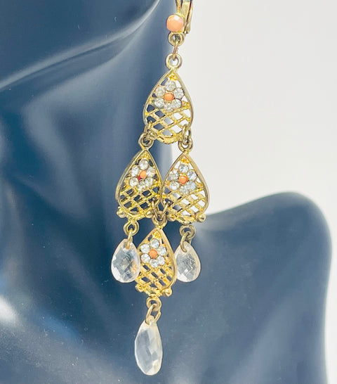 Honey Comb Lattice Earrings