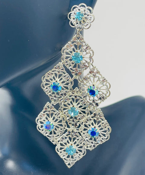 Flowery Fan Earrings