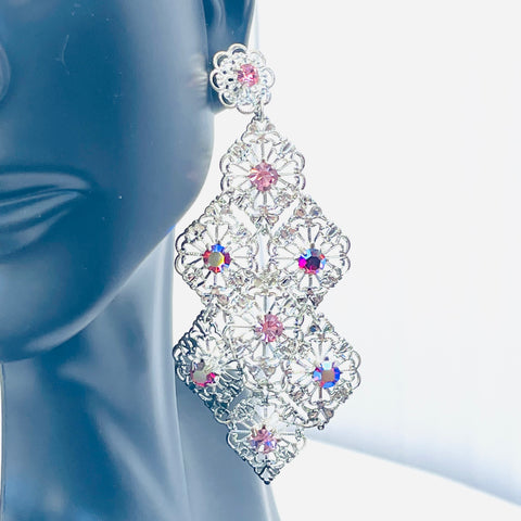 Flowery Fan Earrings