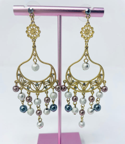 Opera Fan Earrings