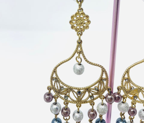 Opera Fan Earrings