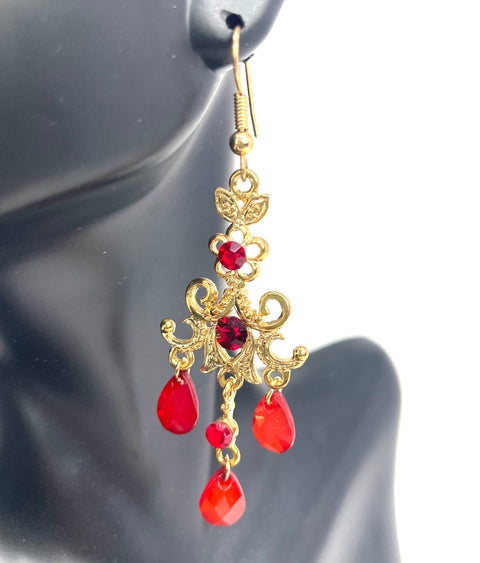 Ruby's Valance Earrings
